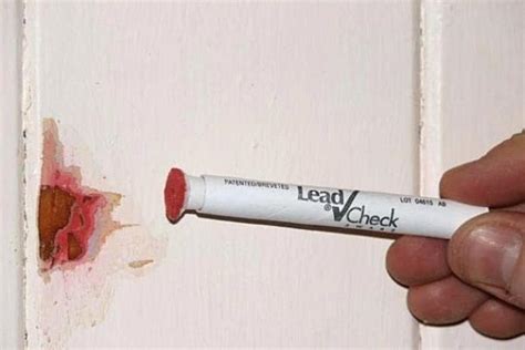 can you test for lead paint|lead based paint chart.